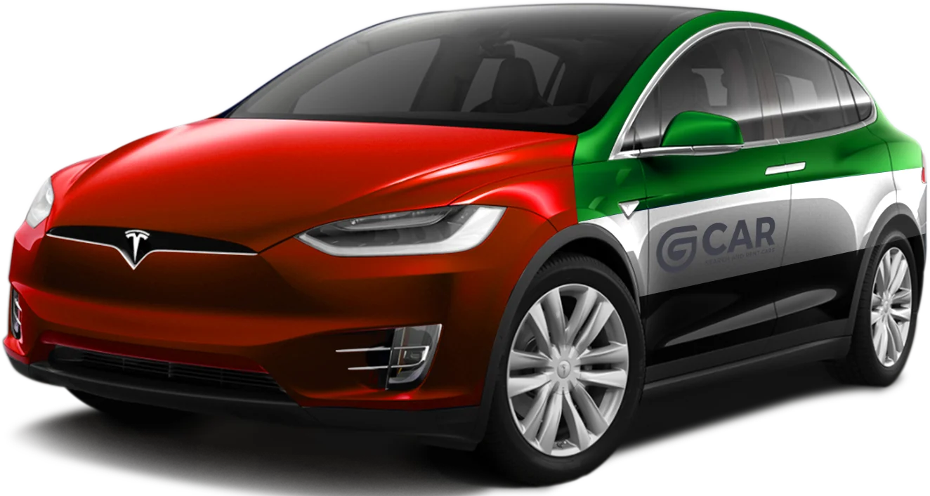 Tesla in gCar livery